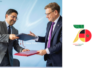 Signature d’un accord entre le ministre allemand des Affaires étrangères, Johann Wadephul, et le ministre marocain des Affaires étrangères, Nasser Bourita, en marge de l’UNGA80 à New York, encadrant le travail des fondations politiques allemandes au Maroc.